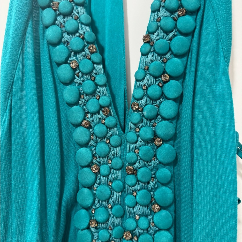Stunning Vintage Patrizia Pepe Embellished Maxi Dress